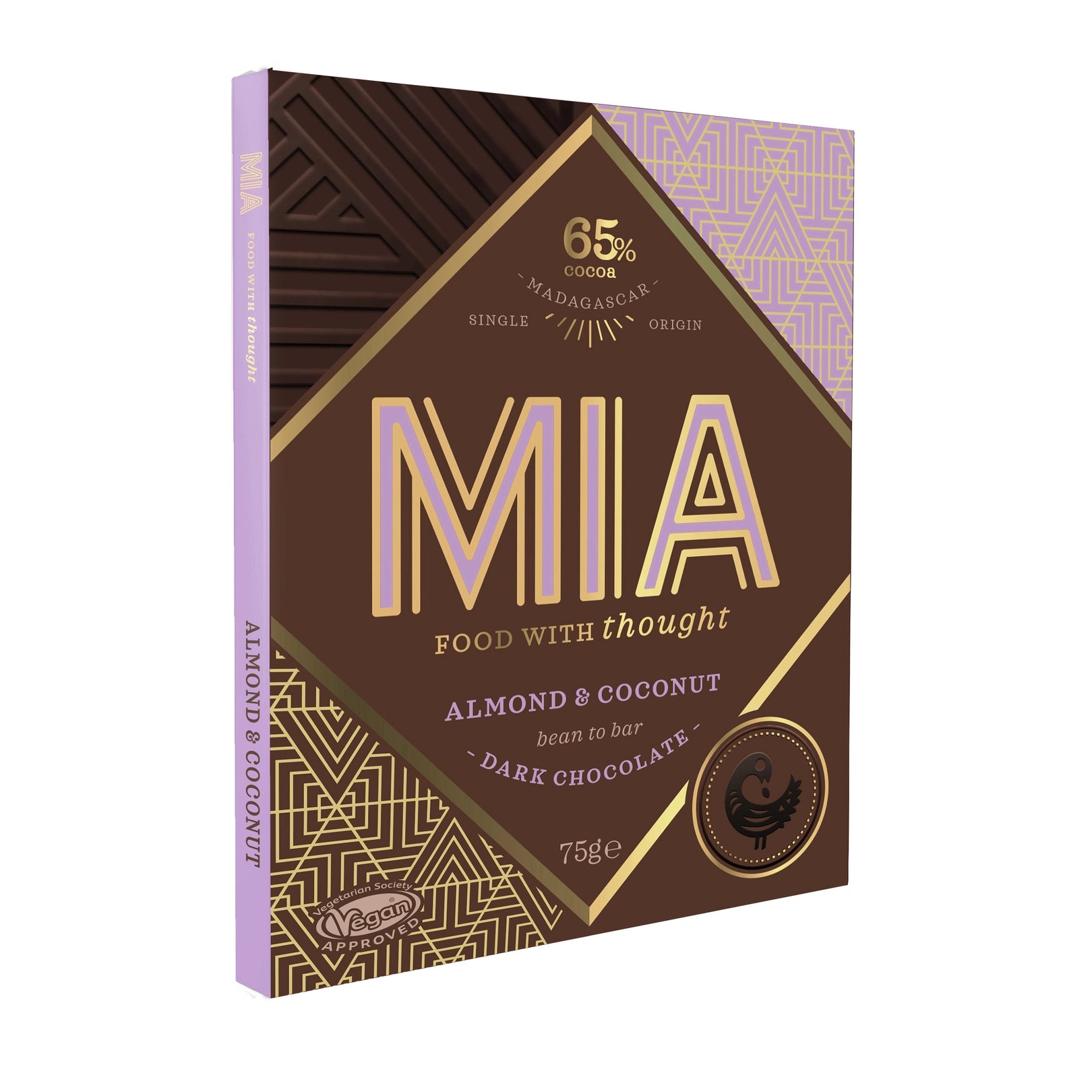 MIA Schokolade gesalzene Mandeln & Kokosnuss 65%