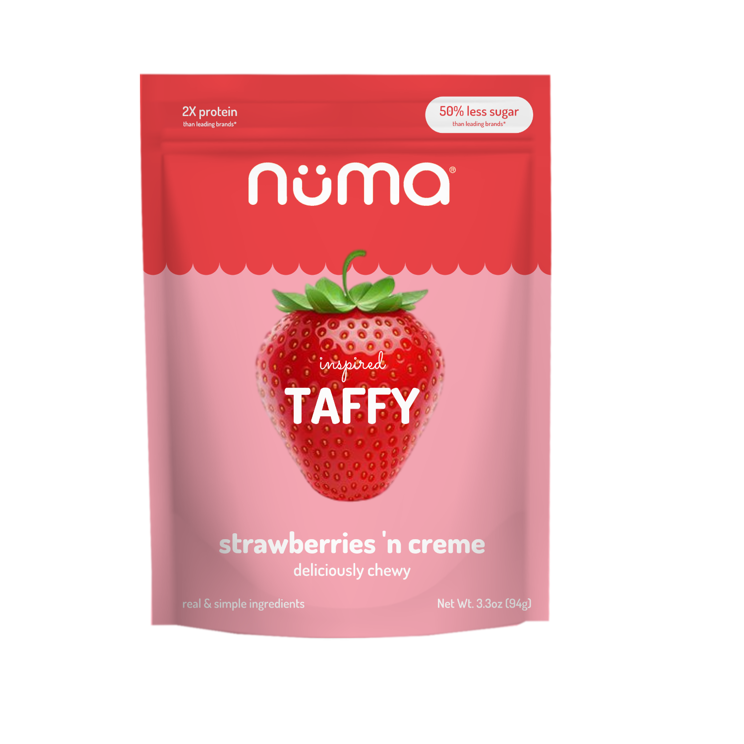 Nüma Gesunde Erdbeeren und Sahne Toffee