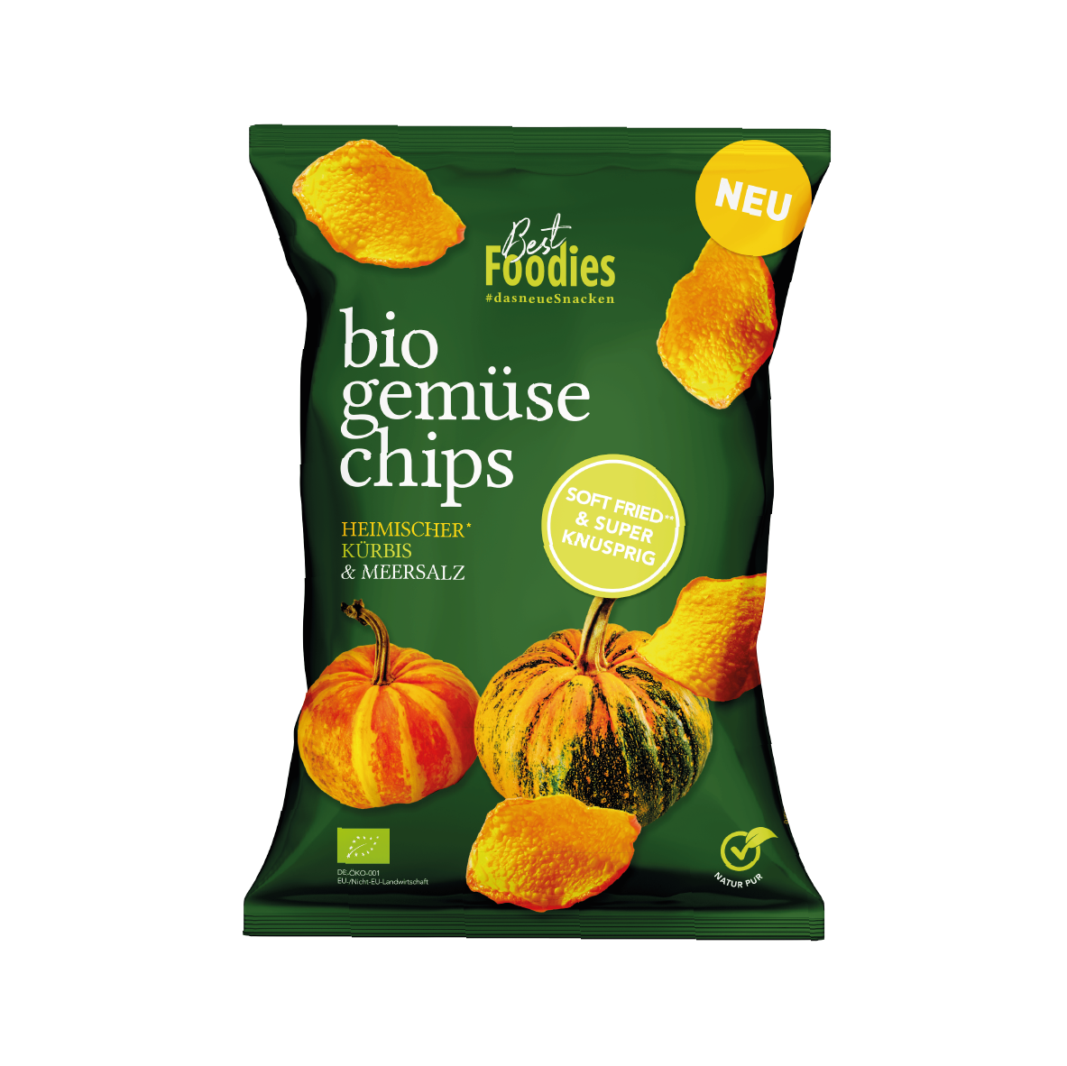 Bio Gemüse Chips - Heimischer Kürbis
