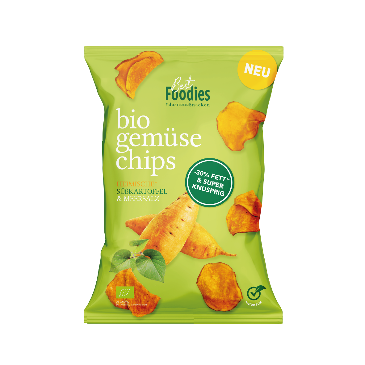Bio Gemüse Chips - Heimische Süsskartoffel
