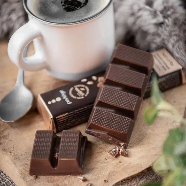 Schwarzer Stab & Blaubeer-Ganache