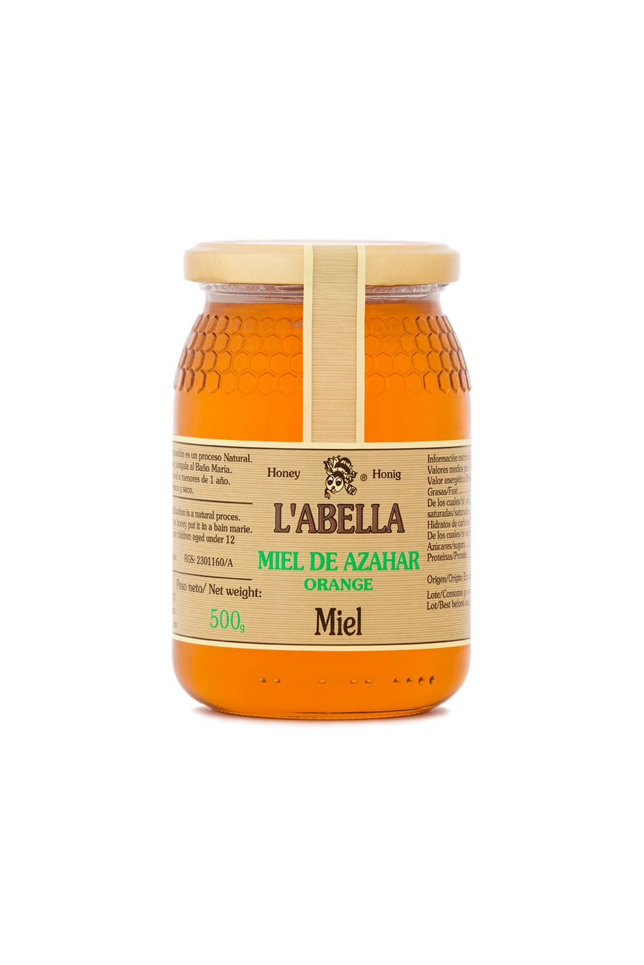 L'Abellamel Orangenblütenhonig  1Kg