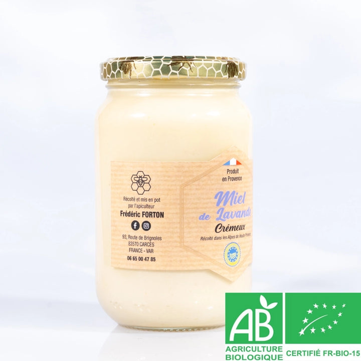 Cremiger Lavendelhonig BIO und IGP Provence