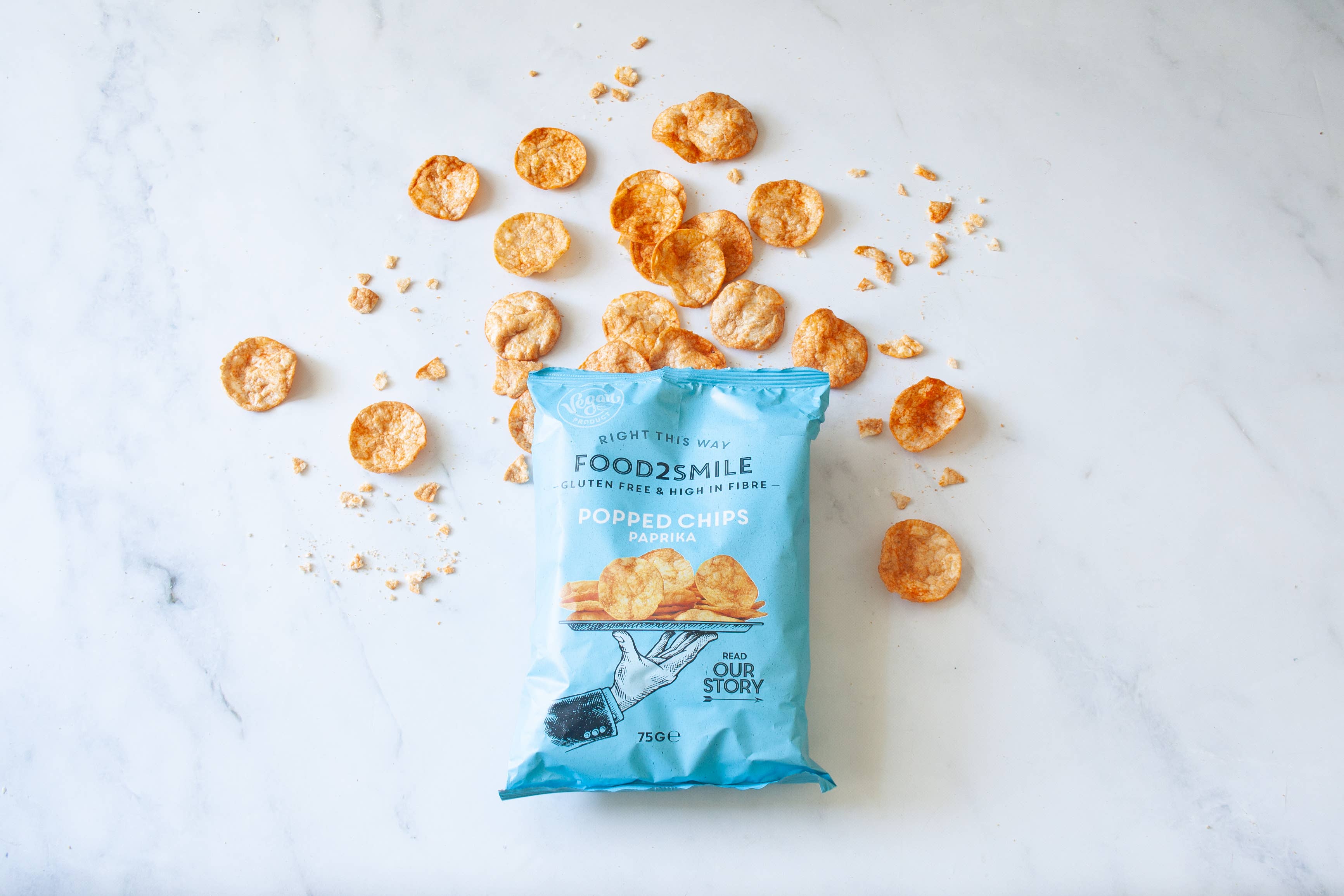 Paprikaproteinchips | Popped Chips Paprika