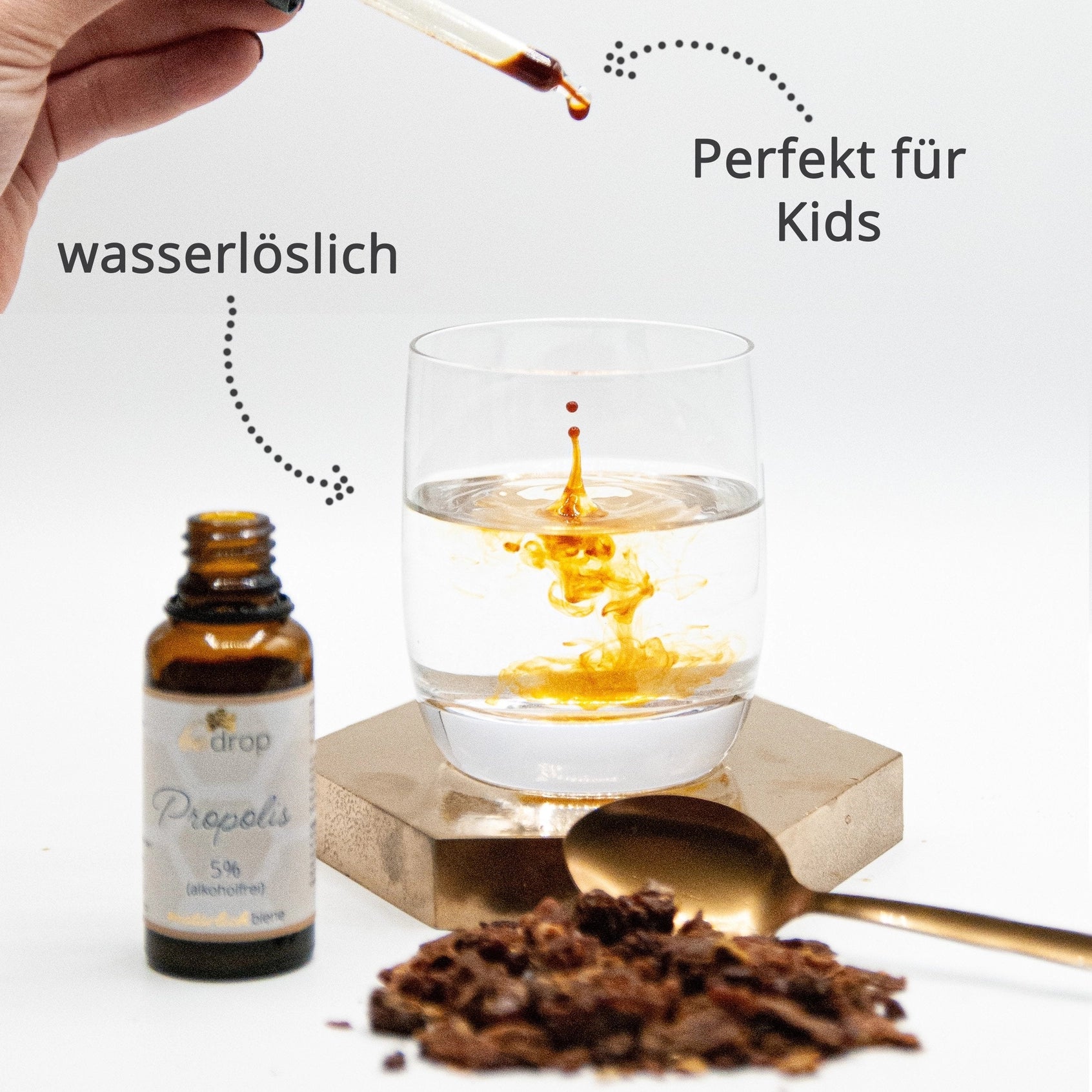 Das Kinder Set | Manuka Honig MGO 400 + Propolis Tinktur (alkoholfrei)