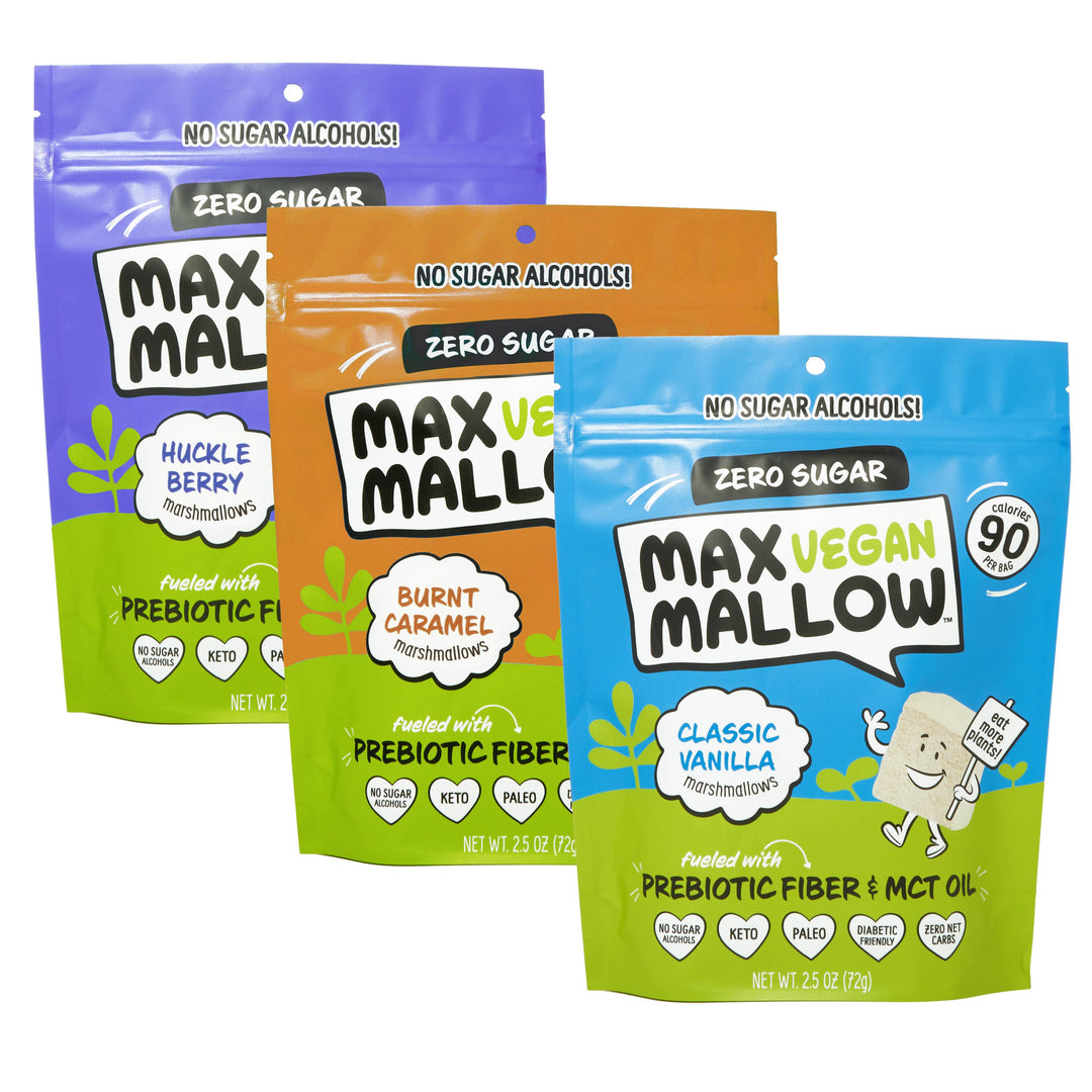 Vegane Marshmallows mit gebranntem Karamell