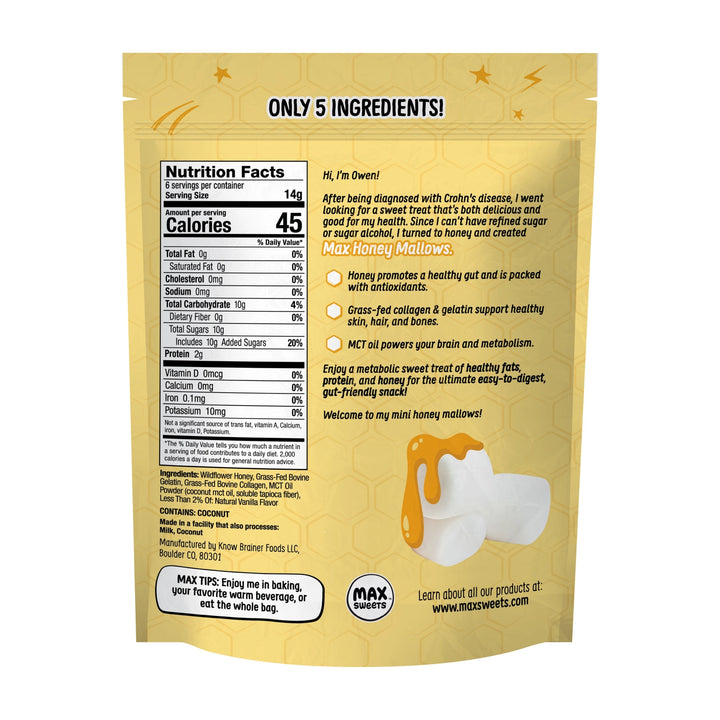 Vanille Mini Marshmallows mit Honig
