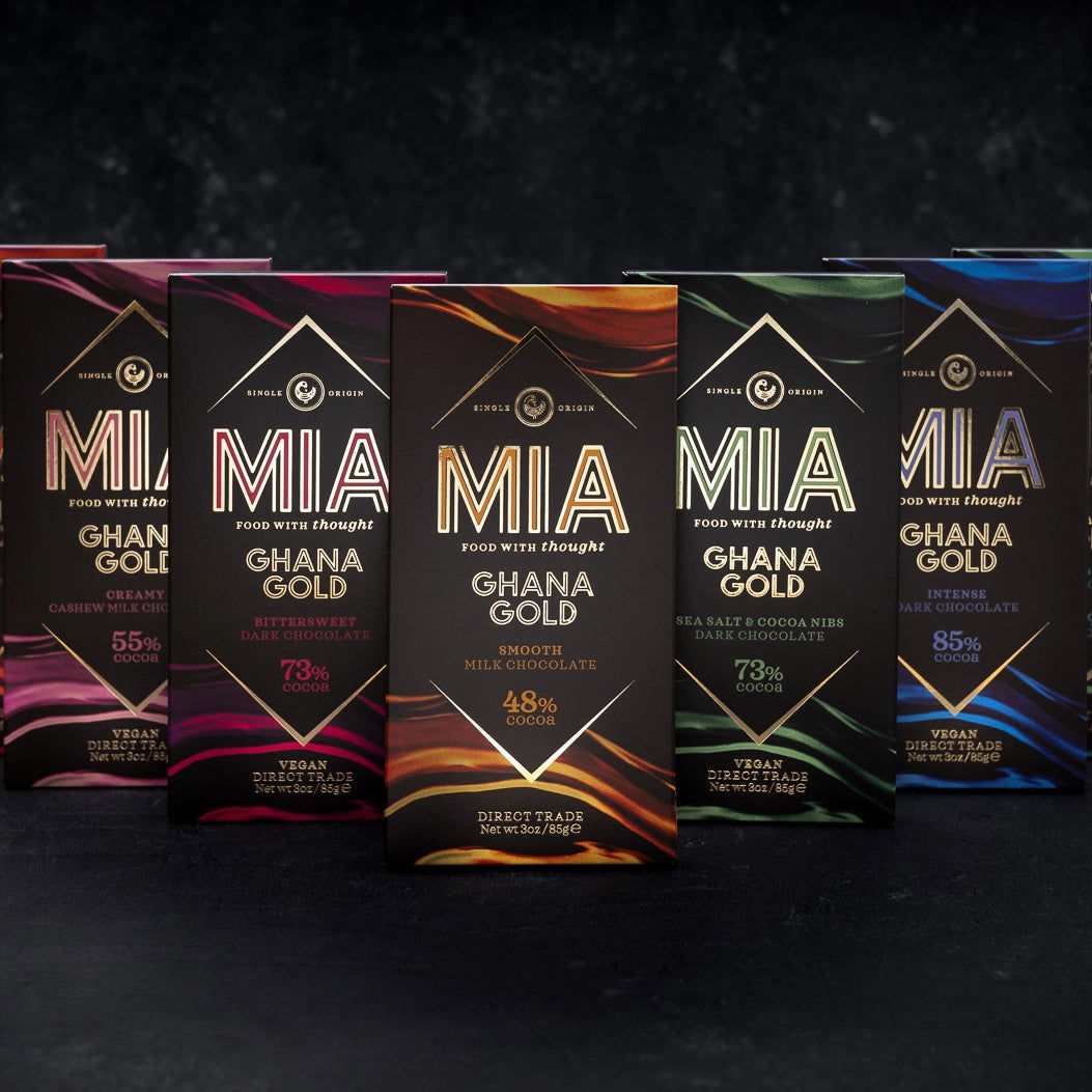 MIA Schokolade Ghana Gold 73% Milchschokolade aus Afrika - jollychaplin -  - 