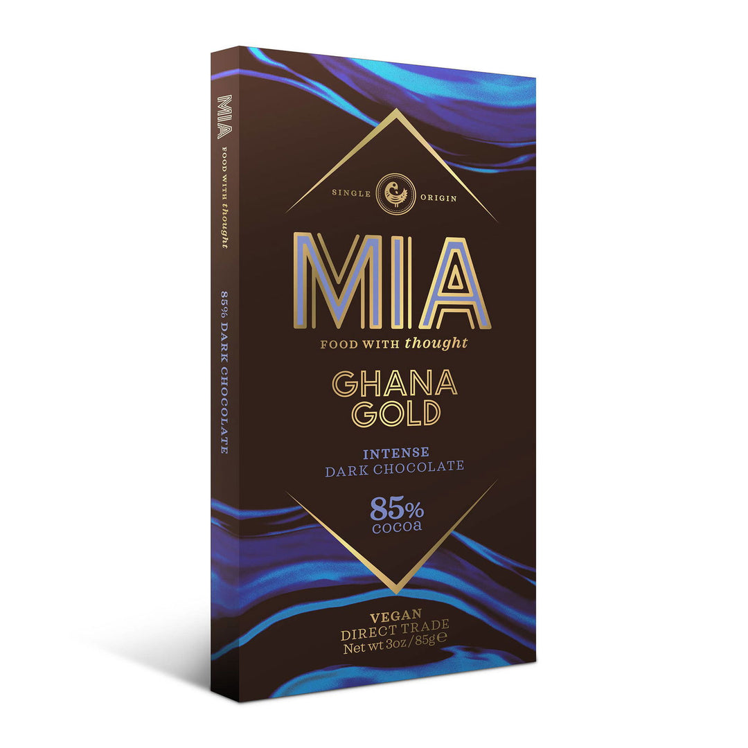 MIA Schokolade Ghana Gold 85% Intensive Zartbitterschokolade - jollychaplin -  - 