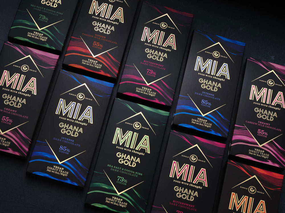 MIA Schokolade Ghana Gold 85% Intensive Zartbitterschokolade - jollychaplin -  - 