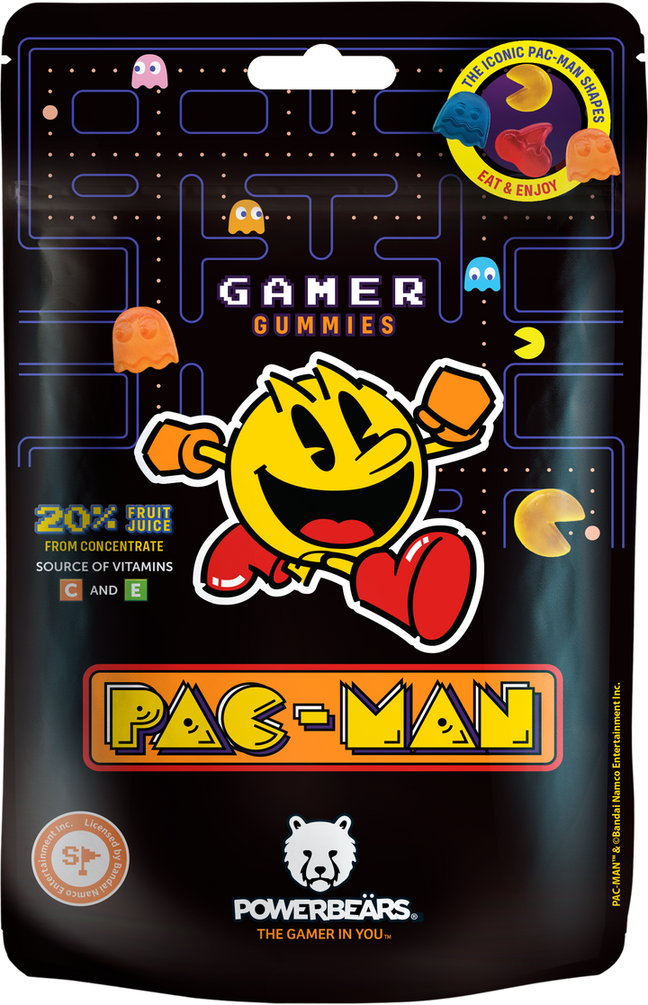 Pac-man Fruchtgummis mit Vit. C und E 50g
