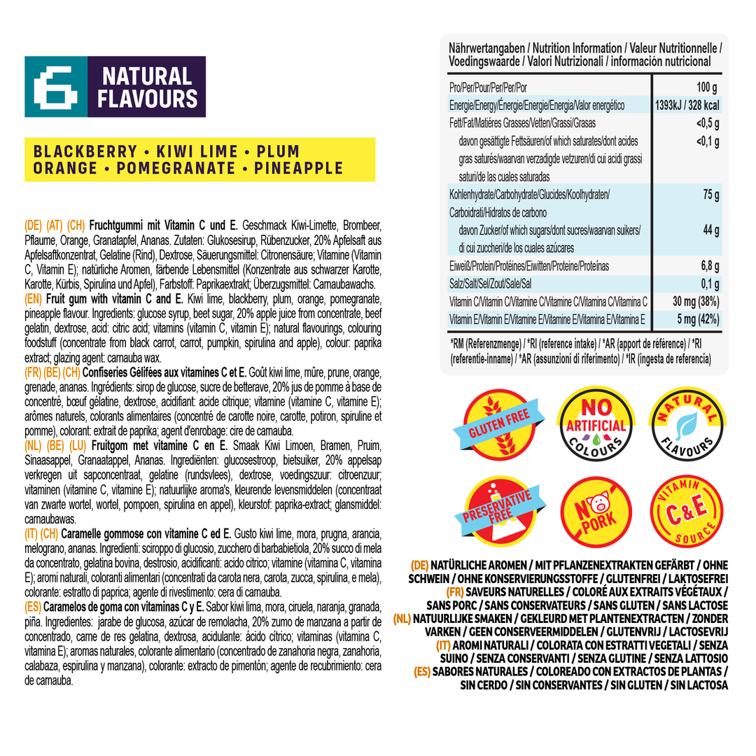 Space Invaders Fruchtgummis mit 20% Fruchtsaft 50g