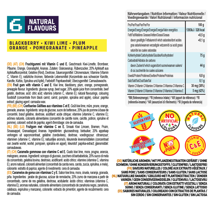 Space Invaders Fruchtgummis mit 20% Fruchtsaft 50g