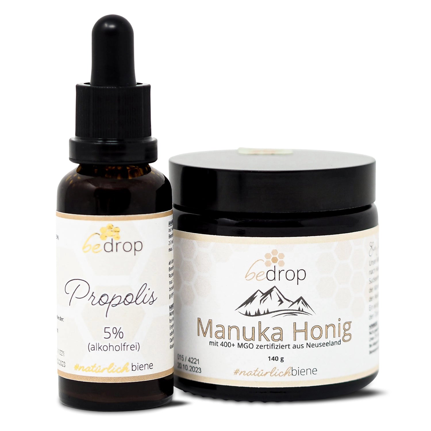 Das Kinder Set | Manuka Honig MGO 400 + Propolis Tinktur (alkoholfrei)