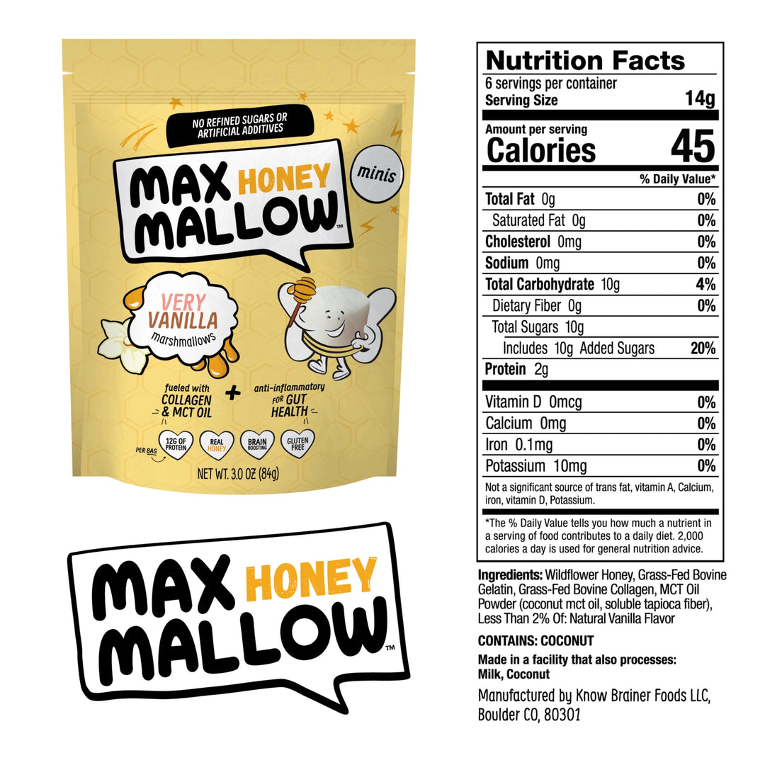 Vanille Mini Marshmallows mit Honig