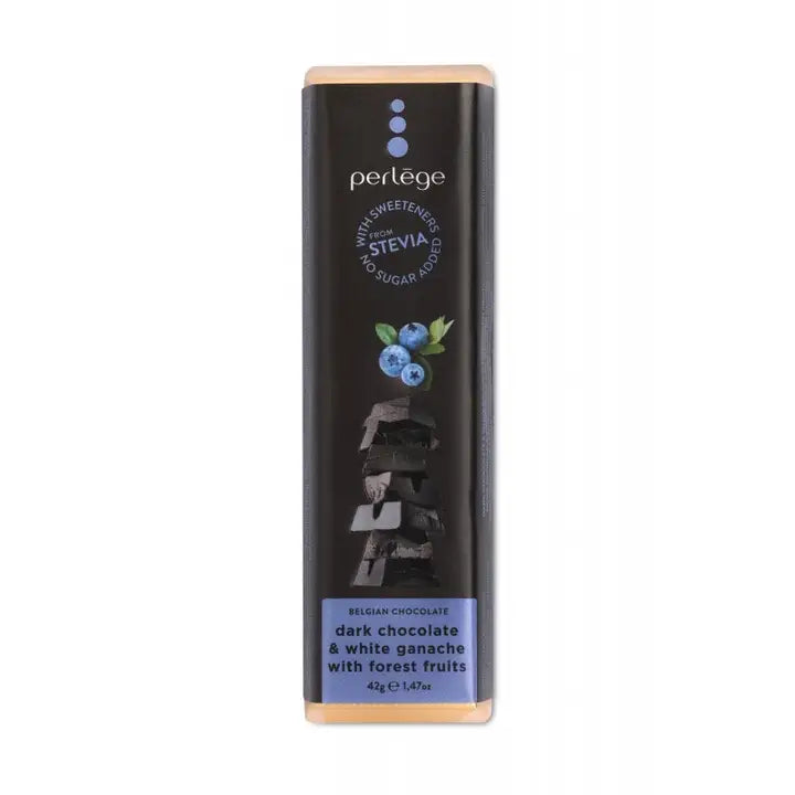 Schwarzer Stab & Blaubeer-Ganache
