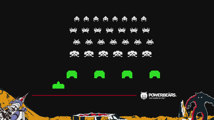 Space Invaders Fruchtgummis mit 20% Fruchtsaft 50g