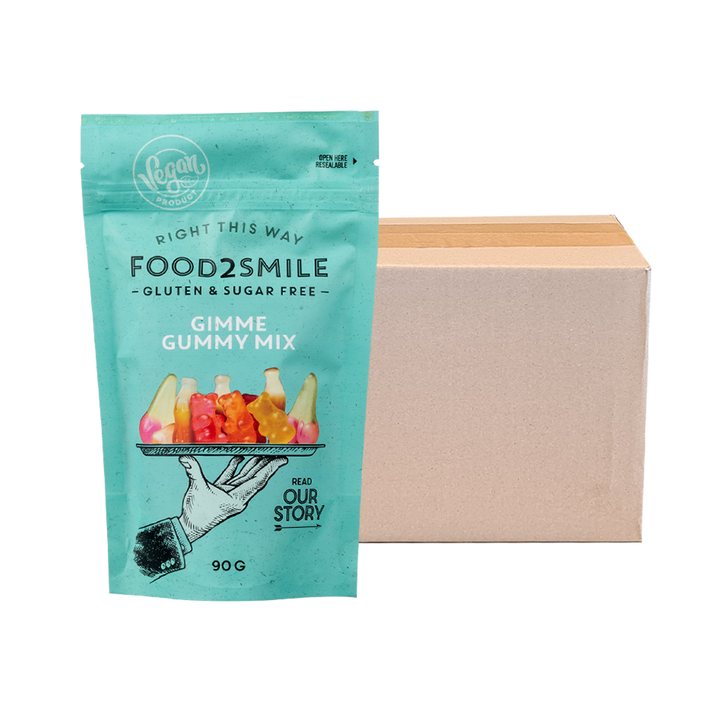 Zuckerfreie Bonbonmischung Bären | Gimme Gummy Mix 8x90 Gramm