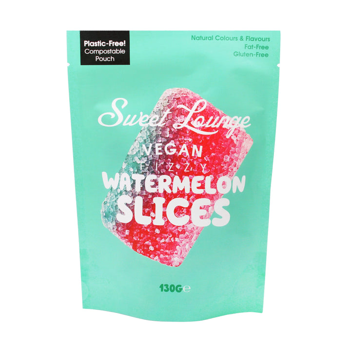 Vegane Gummibärchen Sprudelnde Wassermelonenscheiben (plastikfrei)